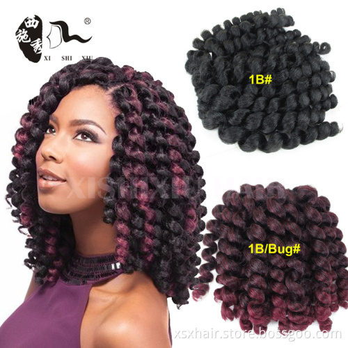 Cheapest Jumpy Wand Curl Twist Janet Crochet Marley Twist Bounce Braid Hair Extension